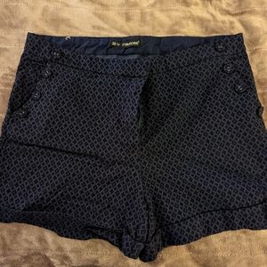 Navy patterned shorts from Maurice's